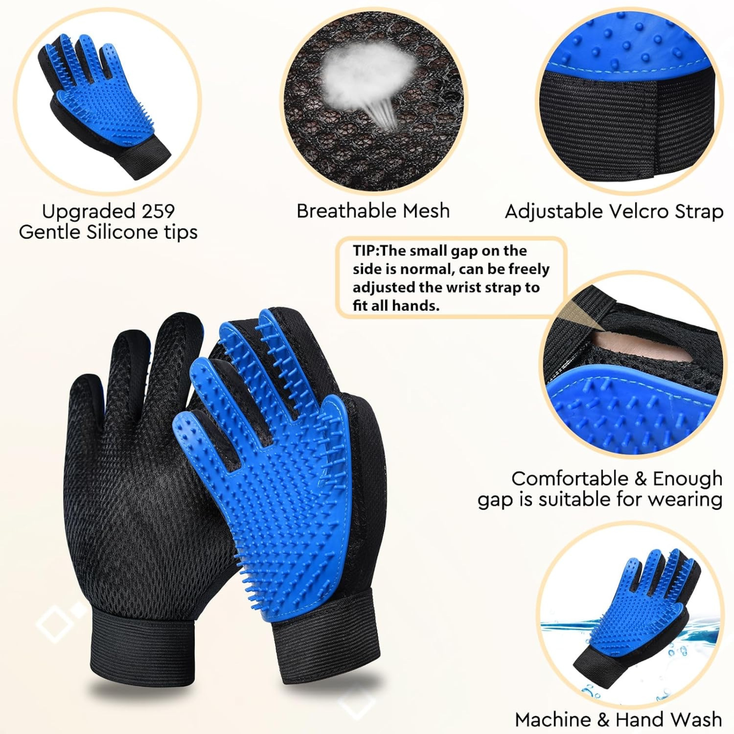 Pet Grooming Glove